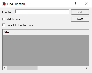 FindFunction