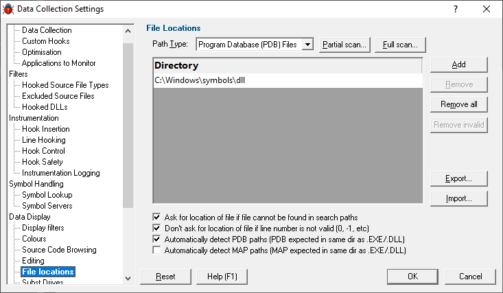 pdb-file-locations