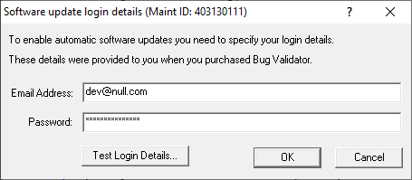 software-update-login-credentials