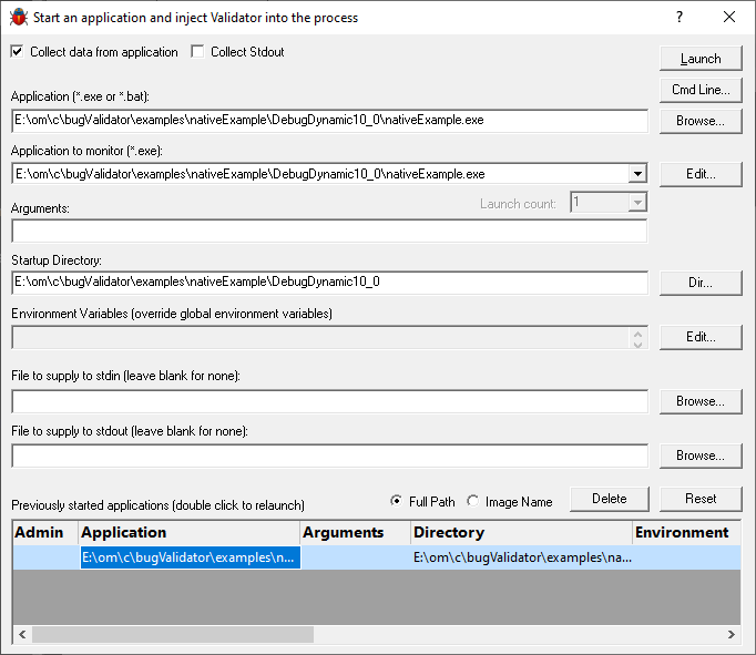 start-an-application-dialog-selected