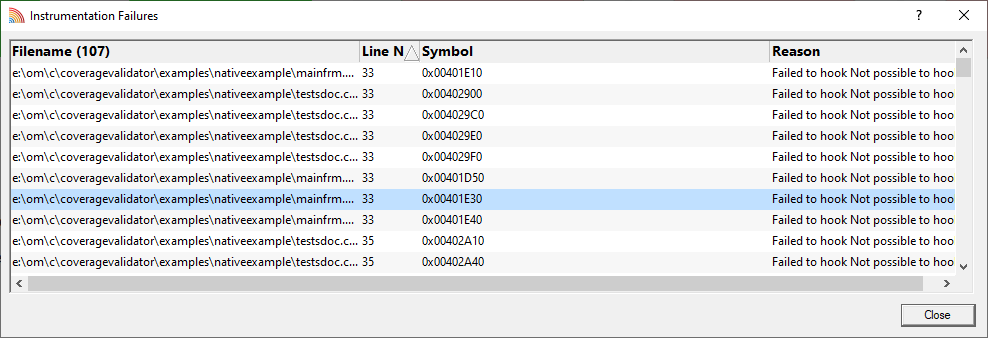 instrumentation-failure-data-dialog