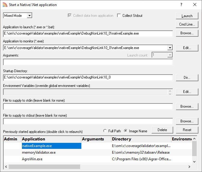 start-an-application-dialog-selected