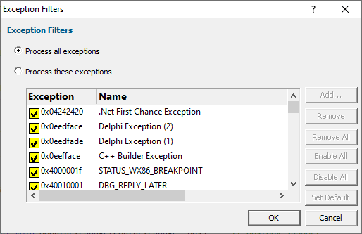 ExceptionFiltersDialog