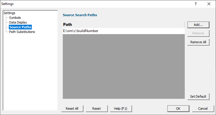 Source-code-paths-setting-dialog