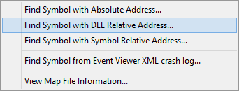 FindSymbolWithDLLRelativeAddress
