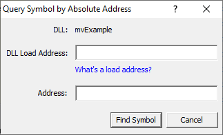 QuerySymbolByAbsoluteAddressDialog
