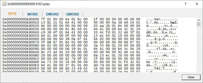 analysis-virtual-view-memory-dialog