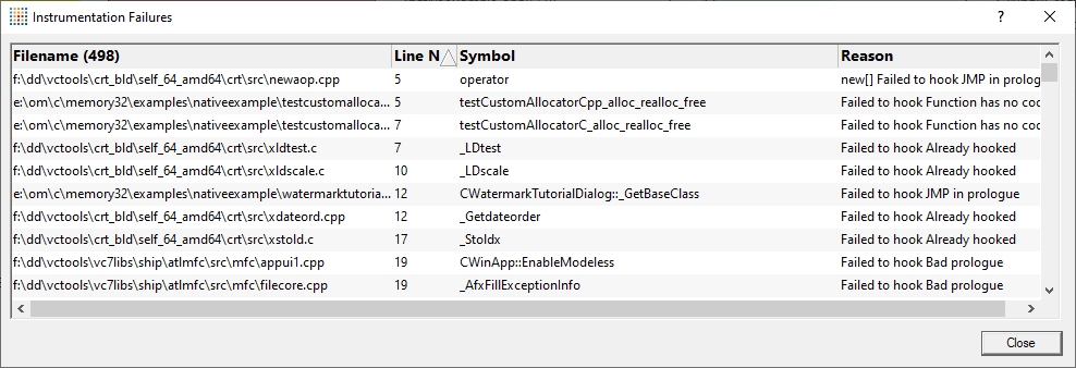 instrumentation-failure-data-dialog