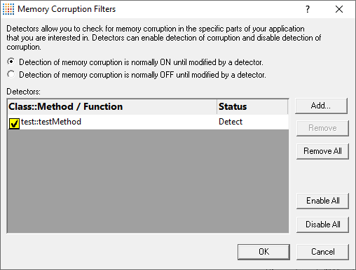 memory-corruption-filters