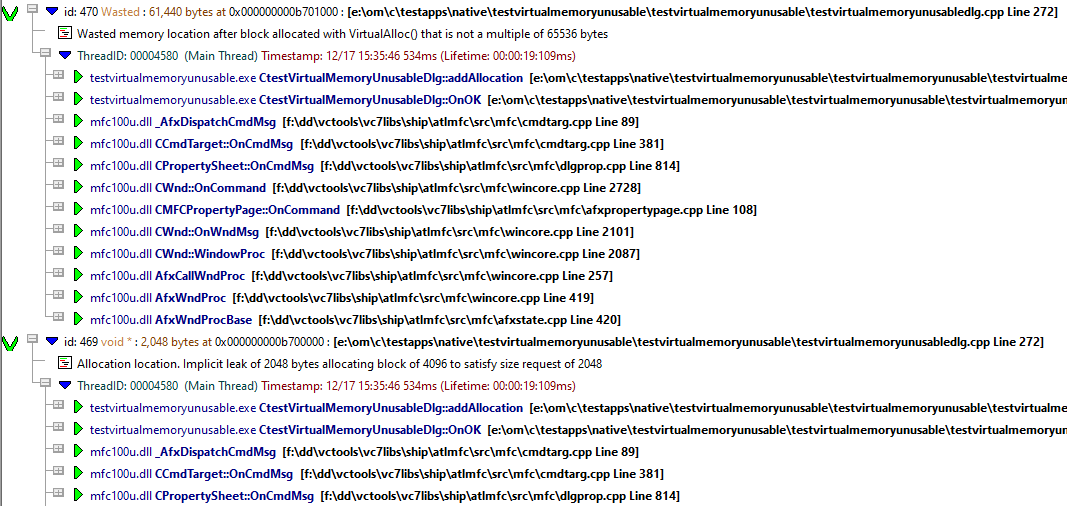 VirtualAllocWastedMemory