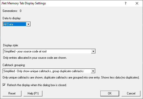 dotnet-memory-display-settings