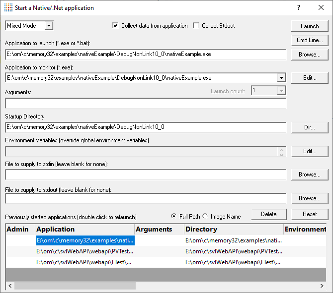 start-an-application-dialog-selected