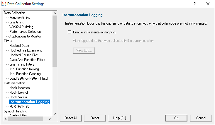 instrumentation-logging-settings