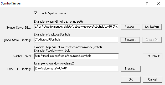 symbol-server-dialog