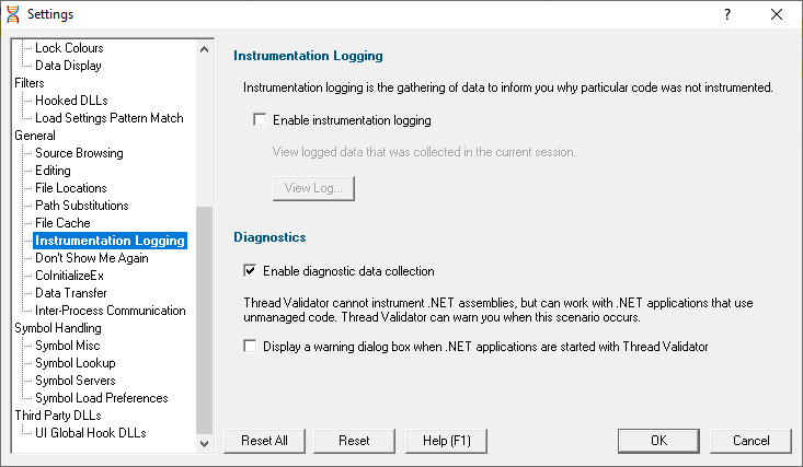 instrumentation-logging-settings