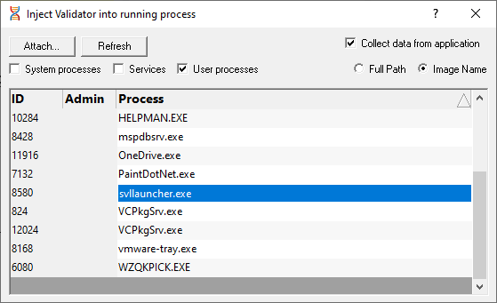 start-attach-dialog-processes