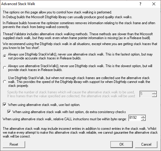 advanced-stack-walk-settings