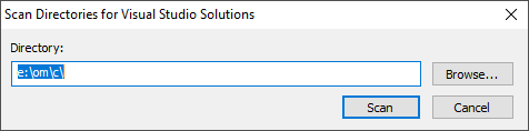 scanAllVisualStudioSolutions
