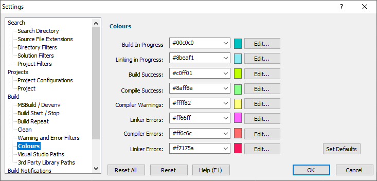 Settings-Colours