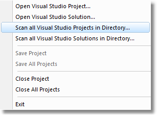FileMenuScanProjects