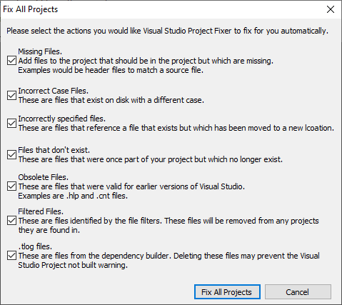 FixProjects