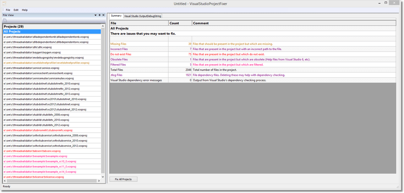 ProjectsAndSummary