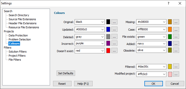 Settings-Colours