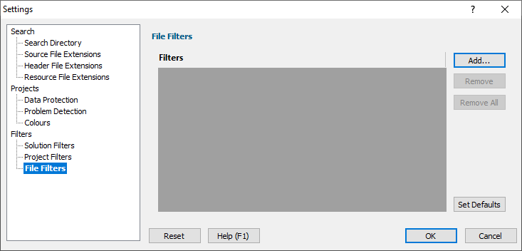 Settings-FileFilters