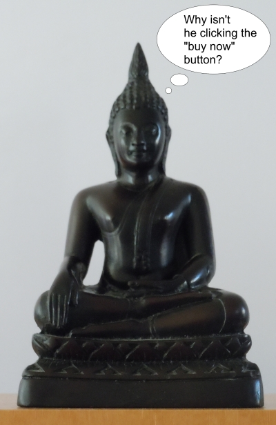 Buddha thinking about user testing