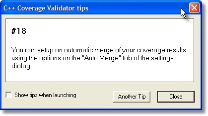 Tip of the day dialog (new)