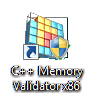 Memory Validator desktop icon with admin