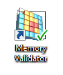 Memory Validator desktop icon without admin