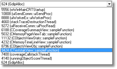Performance Validator thread names provided by SetThreadDescription()