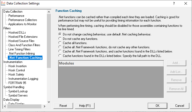 .Net function caching