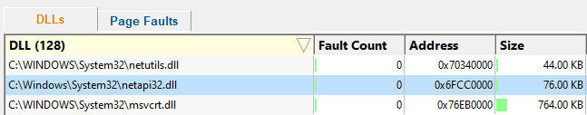 DLL load addresses