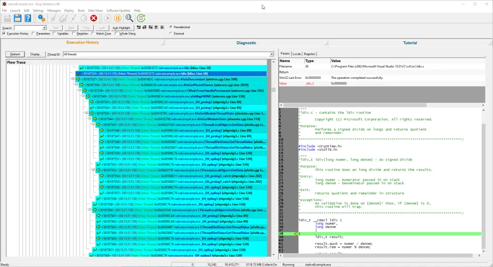 Bug Validator Simple Crash with MFC message processing