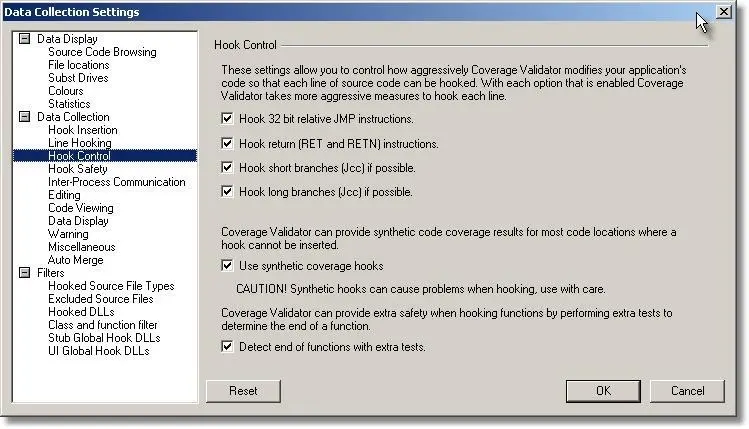 Coverage Validator Hook Control