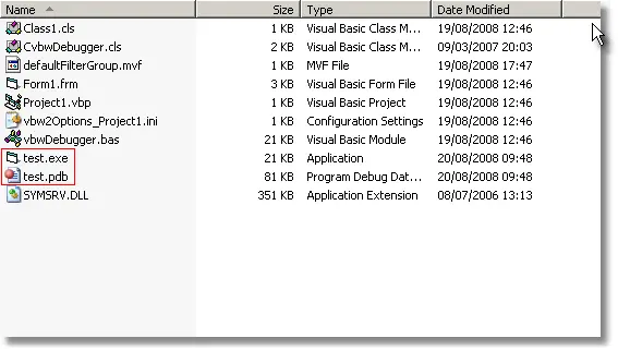 Visual Basic Files