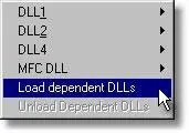 Context menu, Load dependent DLLs