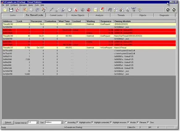 Thread Validator two thread deadlock