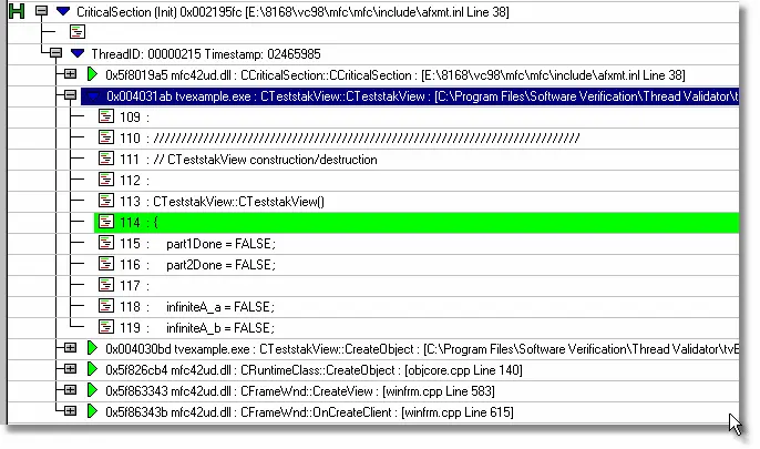 Thread Validator no-callstack callstack