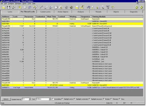 Thread Validator potential deadlock caused by infinite wait