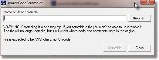 Source Code Scrambler