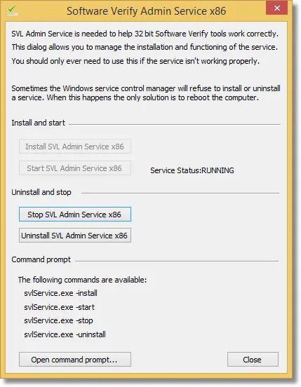 Admin Service GUI