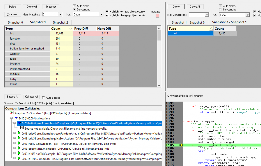 Python Memory Validator - memory leak detector | Software Verify