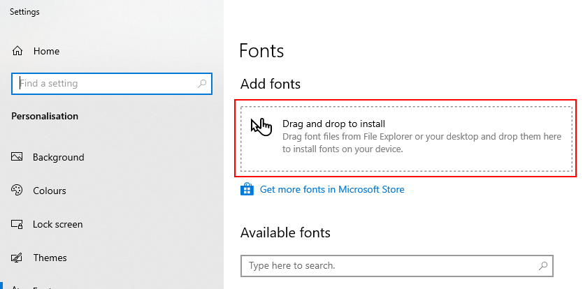 Intel One Mono Windows Font Settings