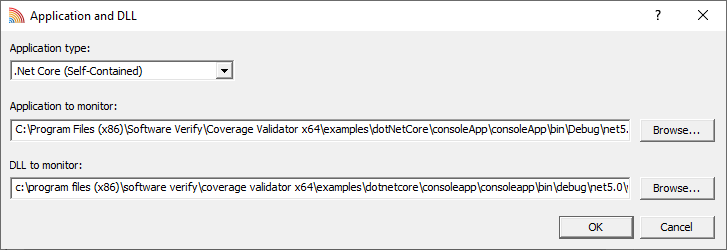 Coverage Validator .Net Core Child Application Console App Self Contained