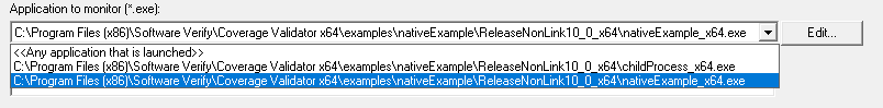 Coverage Validator native and .Net application to monitor combo