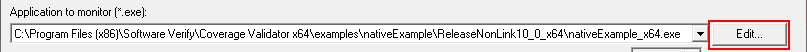 Coverage Validator native and .Net edit application to monitor