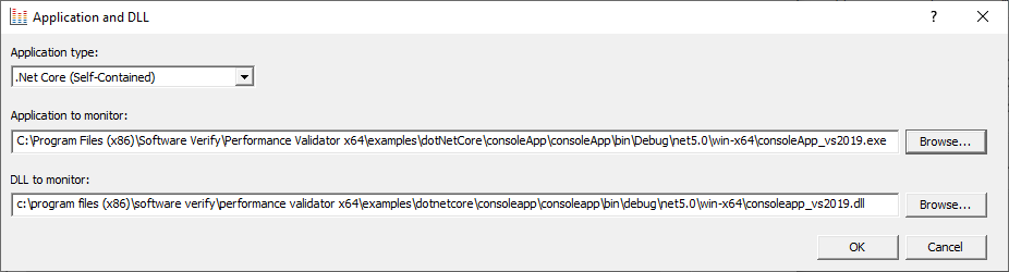 Performance Validator Application and DLL Self Contained Console App